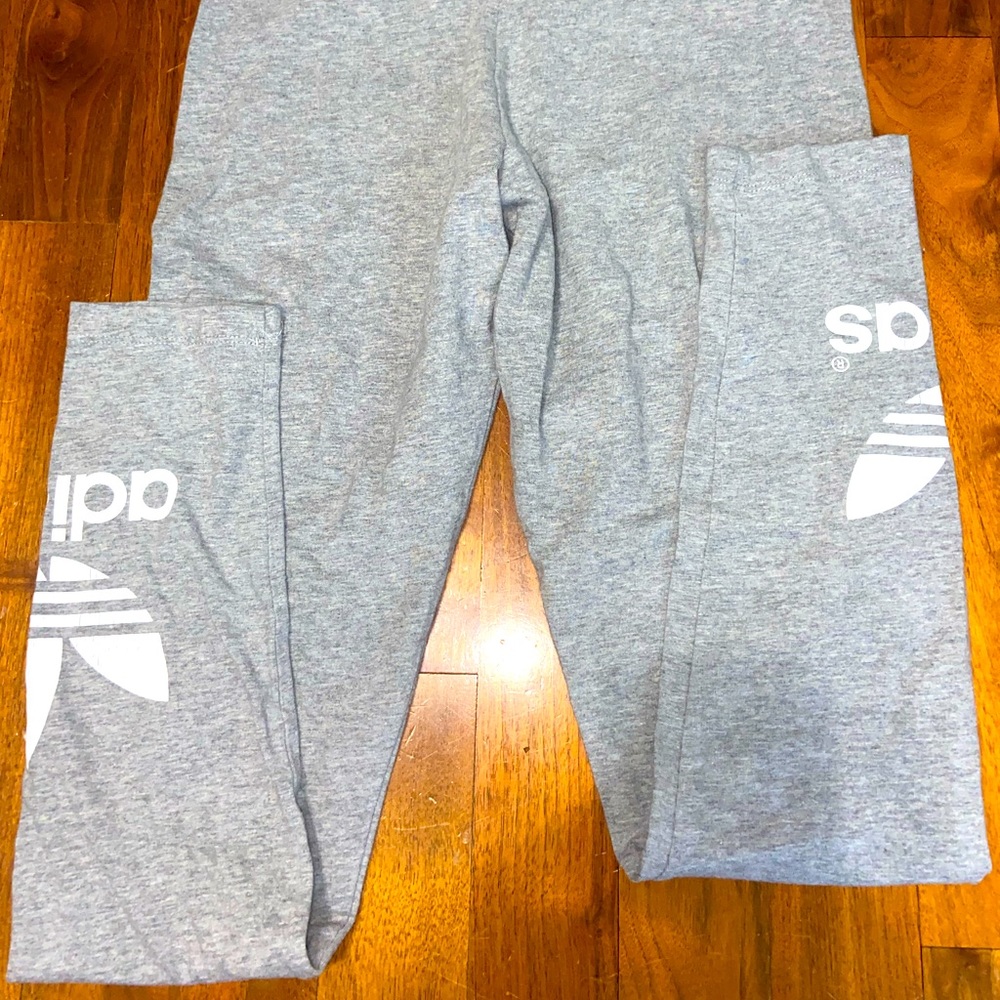 Adidas leggings gray